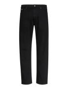 Calvin Klein Slim Straight Jaguar Black Jean Svart