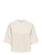 ONLY Onldasie 2/4 O-Neck Raglan Ub Cs Swt Kräm
