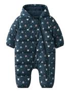 Name It Nbfmay Suit Aop1 Marinblå