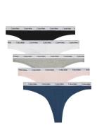 Calvin Klein Thong 5 Pk Svart