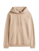 Tommy Jeans Tjm Reg S Flag Hoodie Beige
