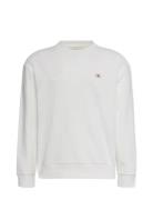 Calvin Klein Jeans Ls 350Terry Eu Whsl Badge Crewne Vit