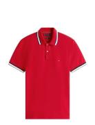 Tommy Hilfiger Cuff Interest Slim Fit Polo Röd