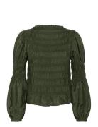 Cream Crhenva Blouse Khaki Green