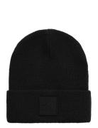 Name It Nmnmalik Knit Beanie Badge1 Svart