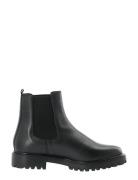 Bianco Biagina Chelsea Boot Smooth Leather Svart