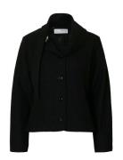 Selected Slfdarla Ls Knit Jacket Svart