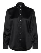 Polo Ralph Lauren Slim Fit Silk Shirt Svart