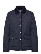Polo Ralph Lauren Corduroy-Trim Quilted Barn Jacket Marinblå