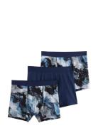Lindex Boxer 3P Aop Swirl Multi/patterned