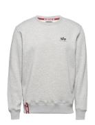 Alpha Industries Basic Sweater Small Logo Grå
