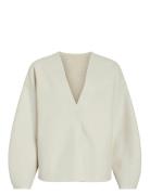 Vila Vijuice Loose L/S Jacket - Noos Kräm