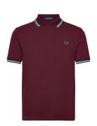 Fred Perry Twin Tipped Fp Shirt Burgundy