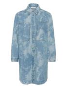 Soaked In Luxury Slaltea Denim Dress Blå