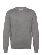 Lindbergh Melange Round Neck Knit Grå