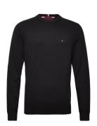 Tommy Hilfiger Pima Org Ctn Cashmere Crew Neck Svart