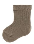 Lil'Atelier Nbnrakel Nil Sock Wo/Po Lil Beige