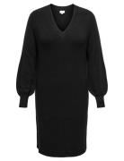 ONLY Carmakoma Carkatia Ls V-Neck Dress Knt Noos Svart