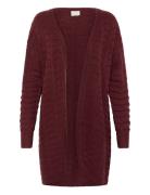 Kaffe Kaemria Knit Cardigan Burgundy