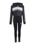 Adidas Sportswear Jg 3S Tib Fl St Svart