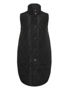 Kaffe Curve Kcmalena Quilted Waist Coat Svart