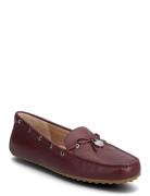 Lauren Ralph Lauren Wylie Nappa Leather Driver Brun