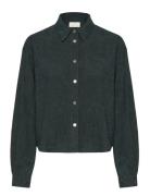 Kaffe Kavera Button Shirt Khaki Green