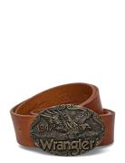Wrangler W Eagle Belt Brun