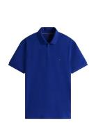 Tommy Hilfiger Performance Pique Zip Polo Blå