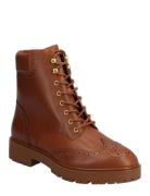 Lauren Ralph Lauren Smooth Calf-Alysn Lup Pr-Bo-Bte Brun