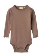 Wheat Body L/S Regitze Brun