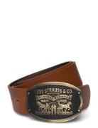 Levi's® Billy Plaque Belt Toffee Brun