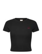 Levi's® Essential Sporty Tee Emb Cavia Svart