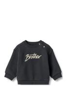 Wheat Sweatshirt L/S Sander Marinblå