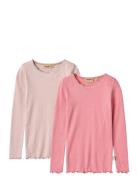 Wheat 2 Rib T-Shirt L/S Reese Rosa