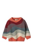 Wheat Jacquard Pullover Knud Röd