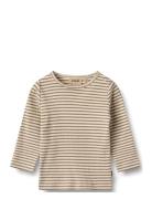 Wheat T-Shirt L/S Stig Beige