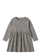 Wheat Jersey Dress L/S Sessa Grå