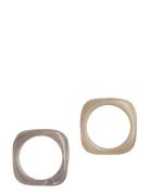 Pieces Pcmille Bracelet 2-Pack Pp Beige