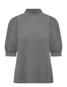 My Essential Wardrobe 21 The Puff Blouse Grå