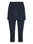 Head Club 3/4 Tights Skort Women Marinblå