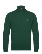 Polo Ralph Lauren Wool Quarter-Zip Sweater Grön