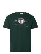 GANT Reg Archive Shield Ss T-Shirt Khaki Green
