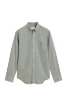GANT Reg Classic Poplin Banker Shirt Grön
