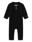 Name It Nbmwrilla Wool Ls Knit Suit Svart