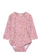 Petit Piao Body L/S Printed Rosa