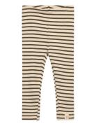 Petit Piao Legging Modal Striped Beige