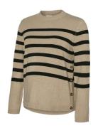 Mamalicious Mlmaddie Vita L/S Knit Top 2F Beige