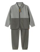 Lil'Atelier Nmmlaspektra Fleece Set 1Fo Lil Grå