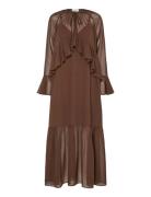 YAS Yaschifa Ls Maxi Dress - Ka Brun